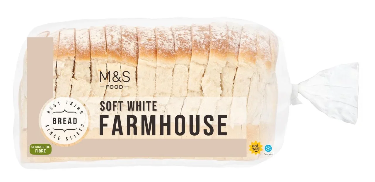 M&S Soft White Farmhouse Bread Loaf
