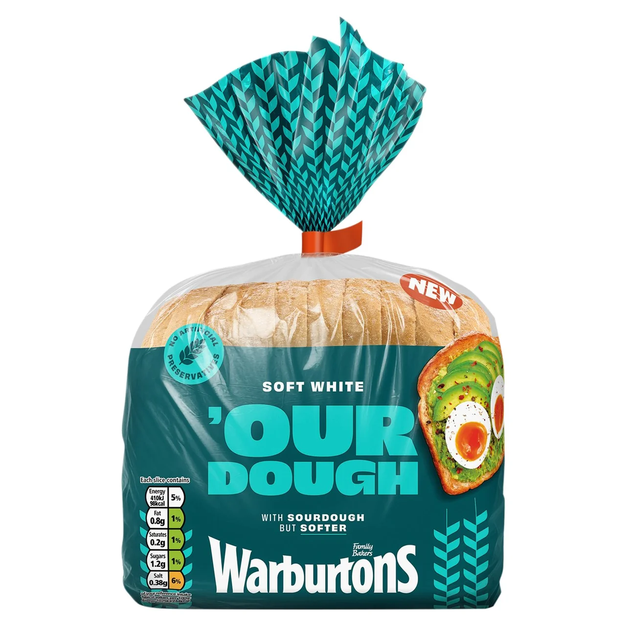 warburtons soft white bread iwth sourdough