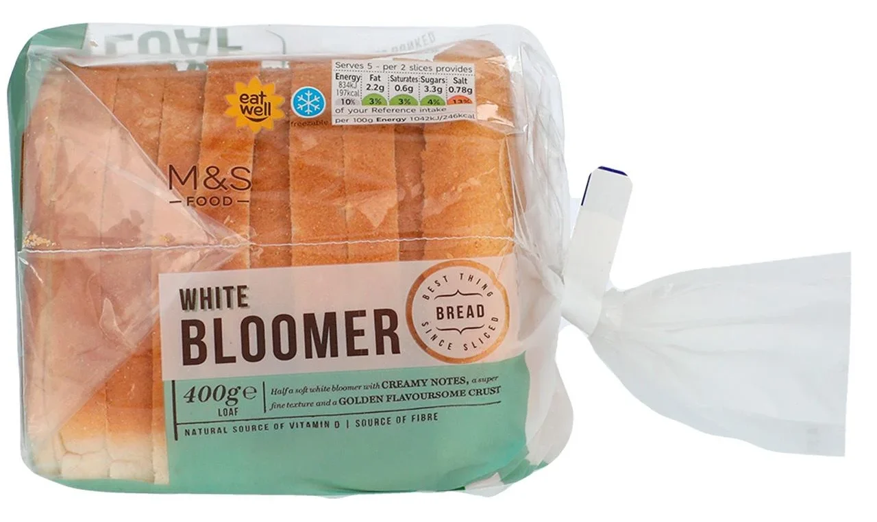 M&S White Bloomer Bread Loaf