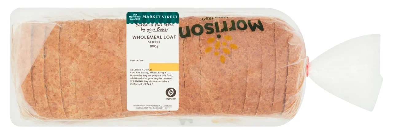 Market Street Wholemeal Sliced Bread