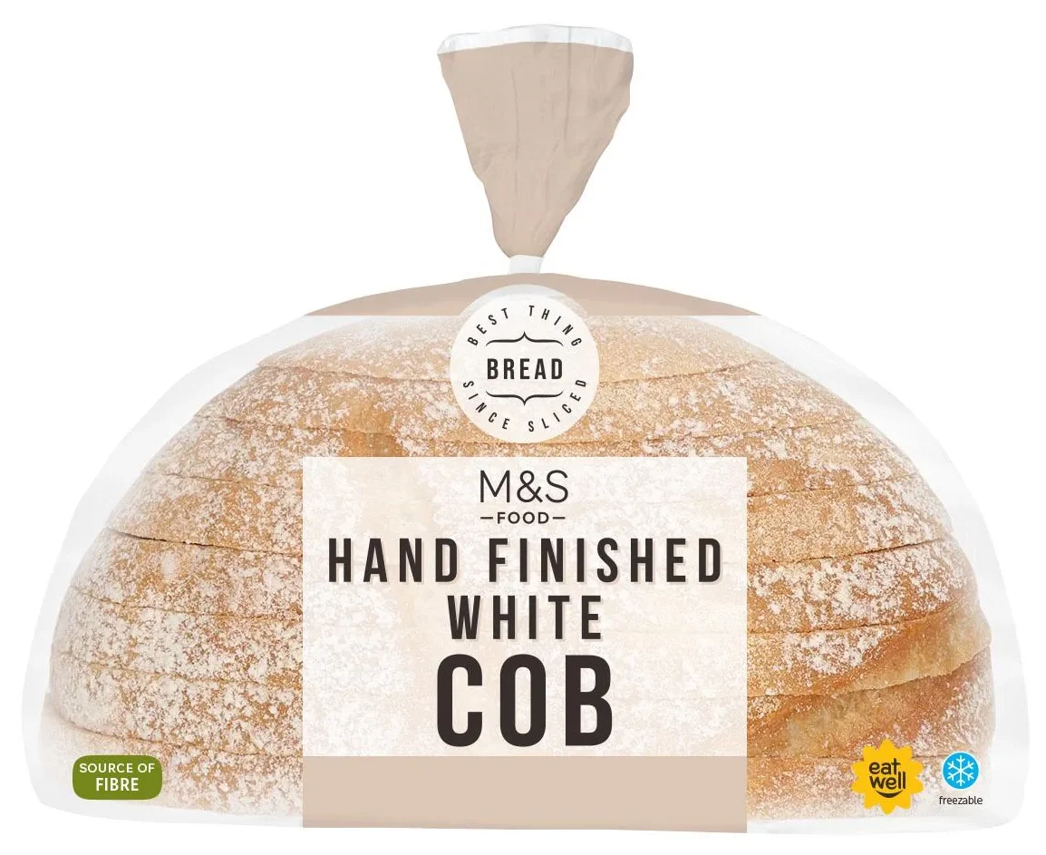 M&S Hand Finished White Cob