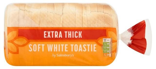 Sainsbury's Toastie Thick Sliced White Bread