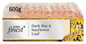 Tesco Finest Dark Rye & Sunflower Farmhouse Sliced Bread
