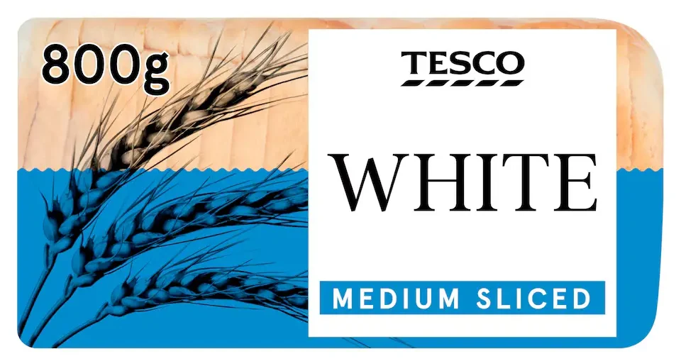 Tesco Medium Sliced White Bread