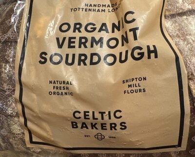 Celtic Bakers Organic Vermont Sourdough