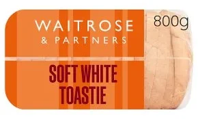 waitrose soft white toastie bread